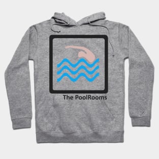 The Backrooms - The PoolRooms - Black Outlined Design Hoodie